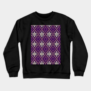 Purple ethnic pattern Crewneck Sweatshirt